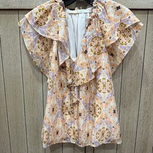 Marie Oliver Silk Blend Top, Size XS